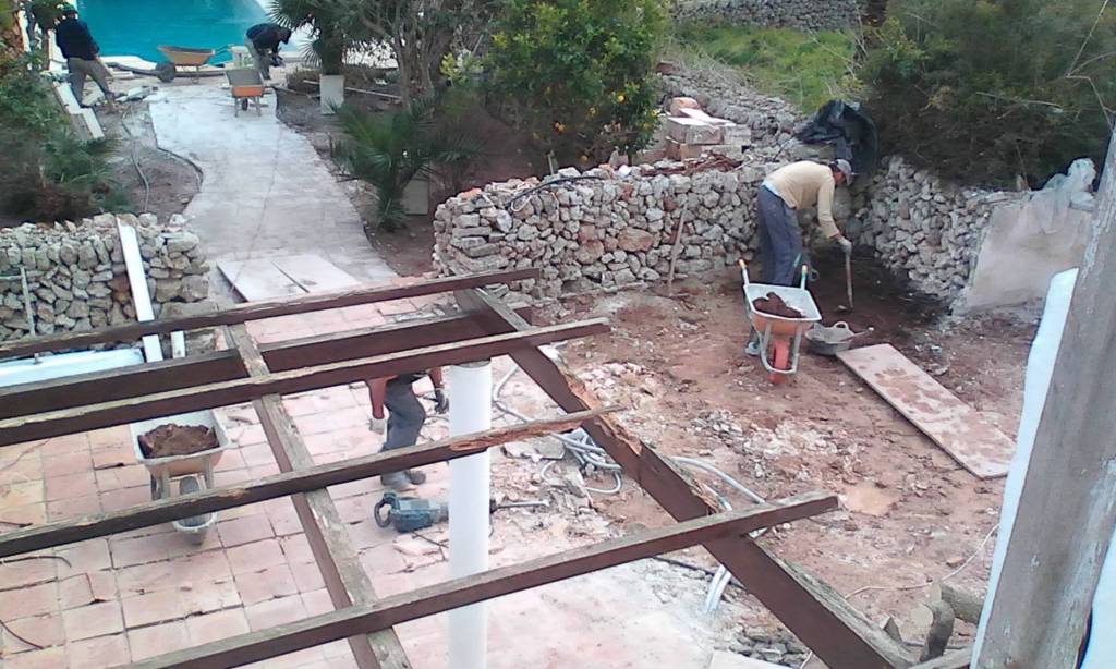Minorque privee maison stef nico travaux1